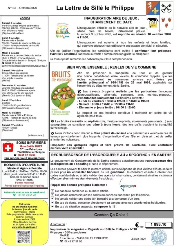 Image du document N132 Lettre d&rsquo;octobre 2026